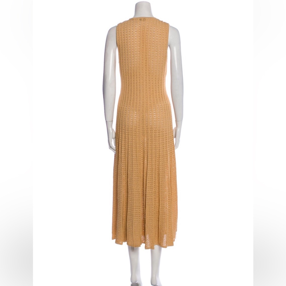 Sandro Paris Sleeveless Knit Maxi Dress in Beige-Tan - Picture 10 of 15